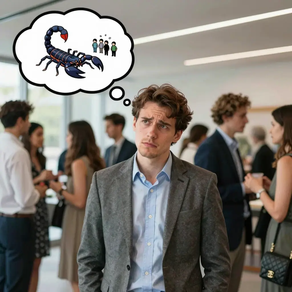 scorpion tv show waking away from joker