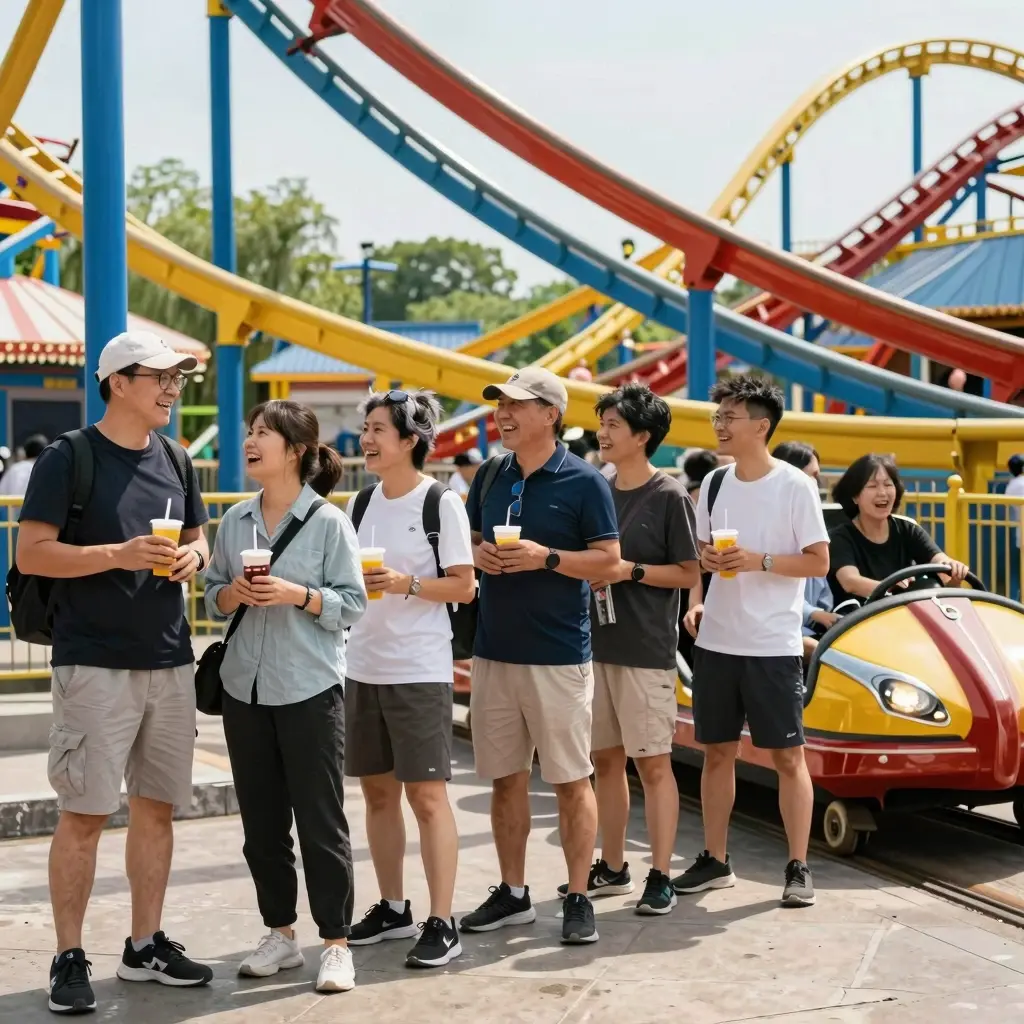 the Joker roller coaster