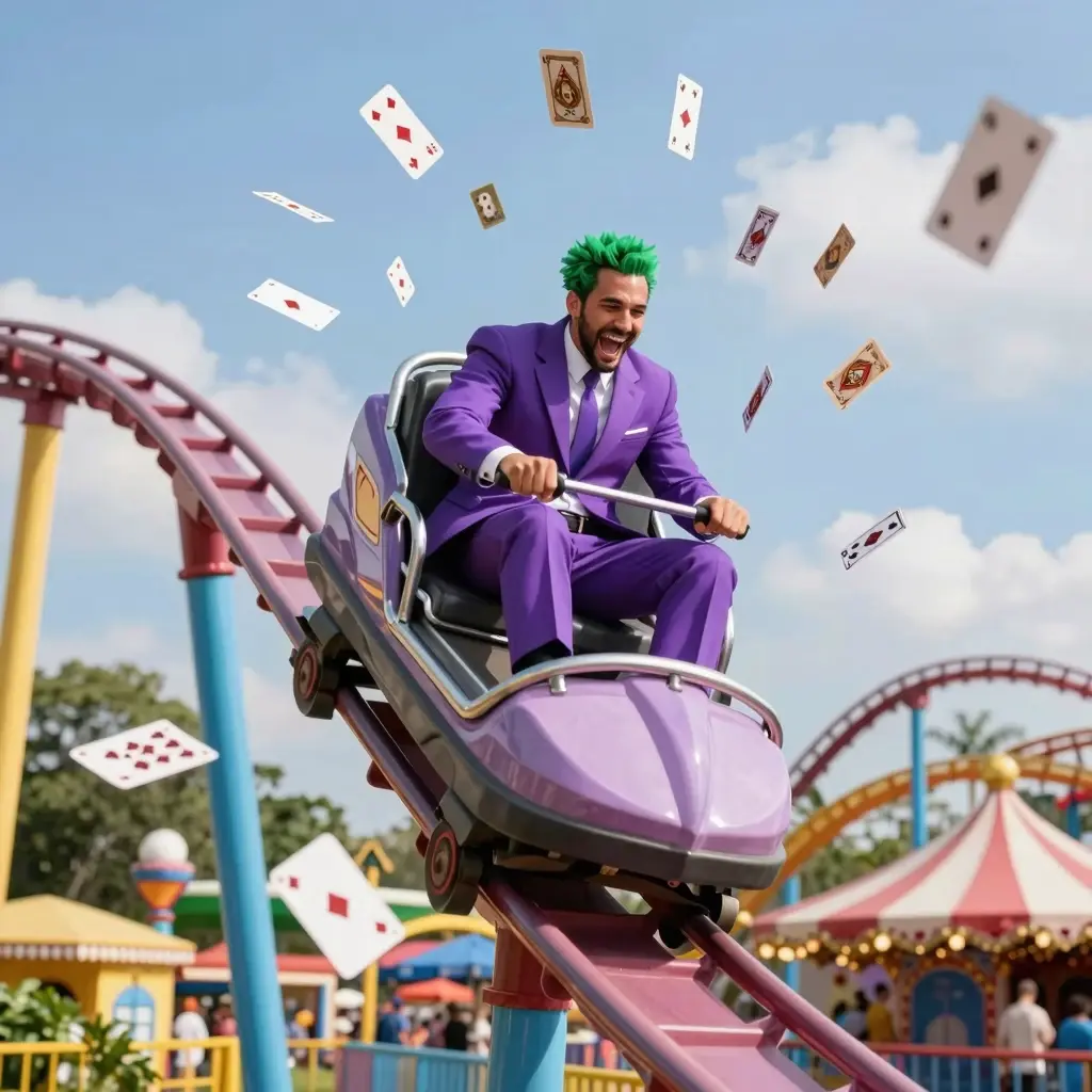 the Joker roller coaster